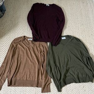 Old Navy Sweater Bundle - Burgundy, Brown, and Olive